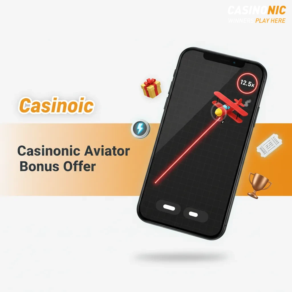 Casinonic Aviator bonus: up to AU$7,500 welcome + free spins on All Lucky Clovers 5; 100% match, $20 min deposit.
