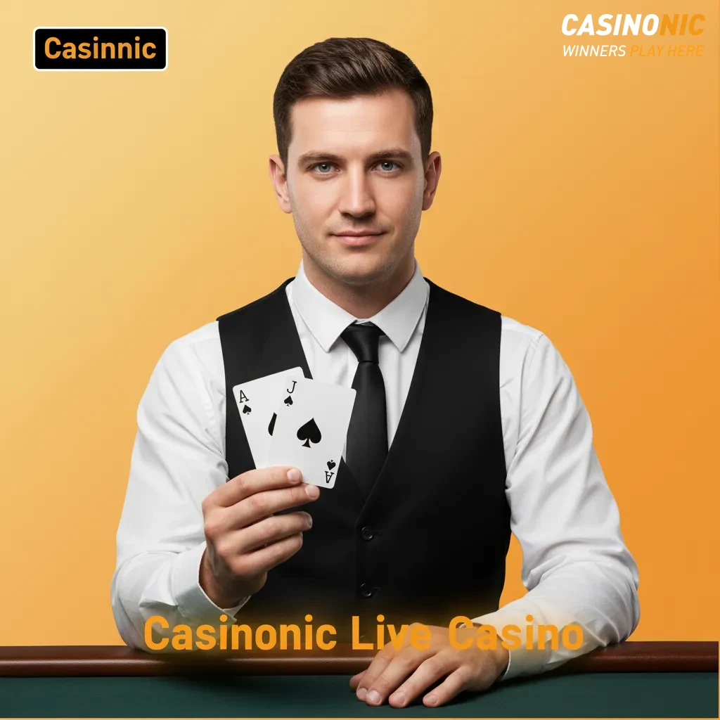 Live casino dealers at roulette, blackjack, and baccarat tables; Crazy Time and Lightning Roulette on studio stream.