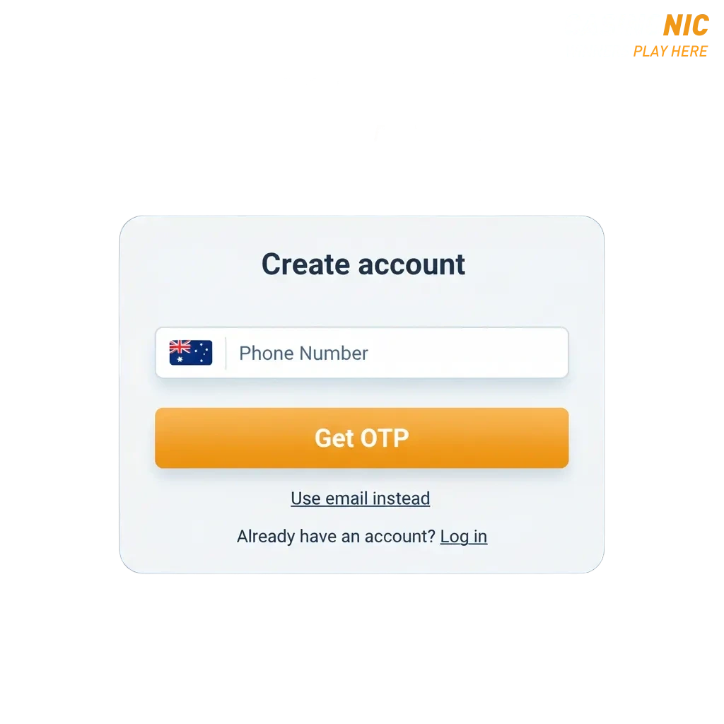 Casinonic Australia: registration, login, verification; AU$7,500 bonus and free spins on ALL LUCKY CLOVERS 5.