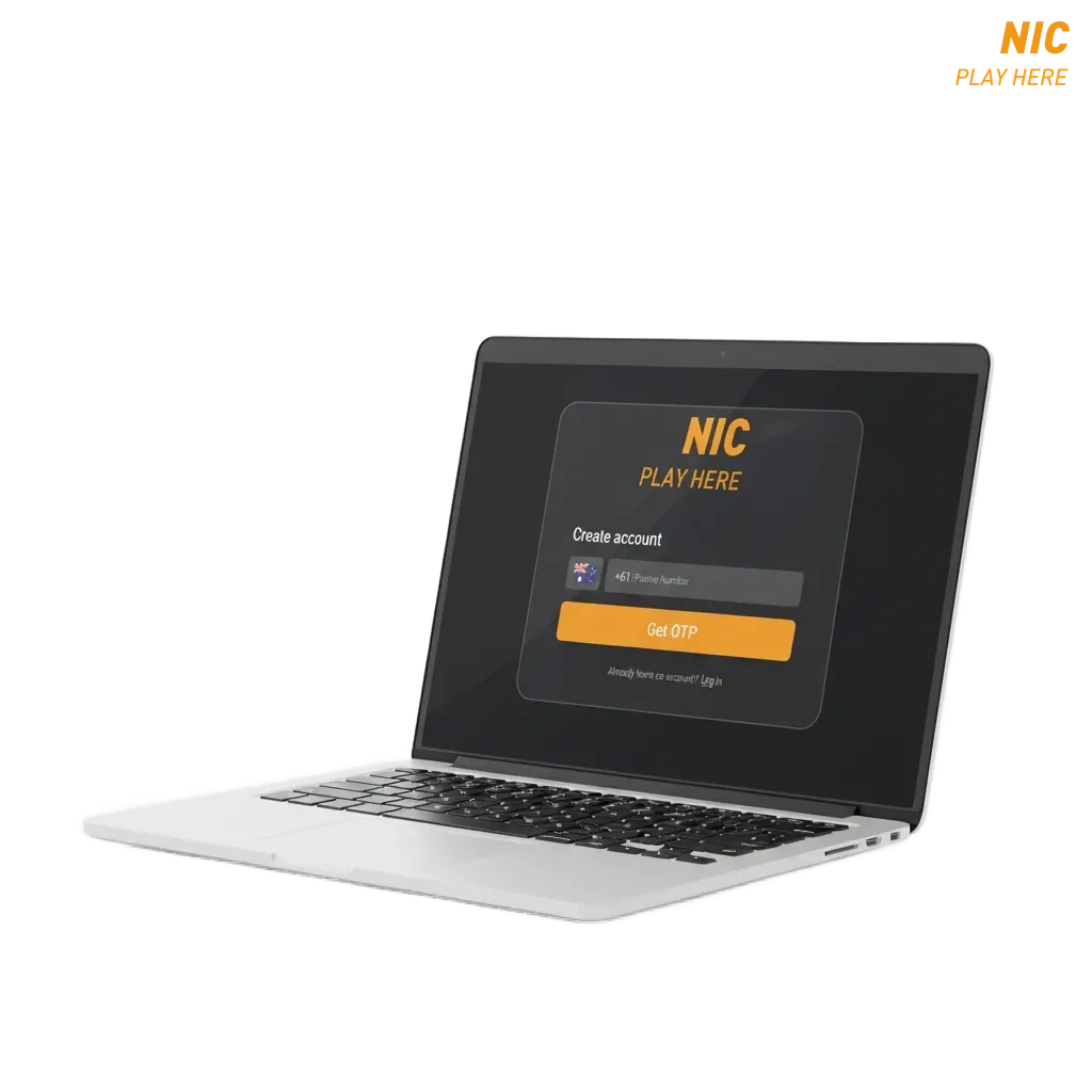 Casinonic Australia registration page with phone, email, social, one-click sign-up, secure banking, AU$7,500 bonus.