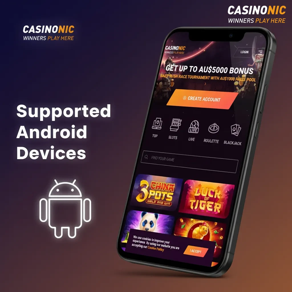 Supported Android devices: Galaxy S10/S20/S21/A52, Pixel 5/6/6a, OnePlus 8, OPPO Find X3 Neo, Huawei P30 Mi 10T. Android 8.0+