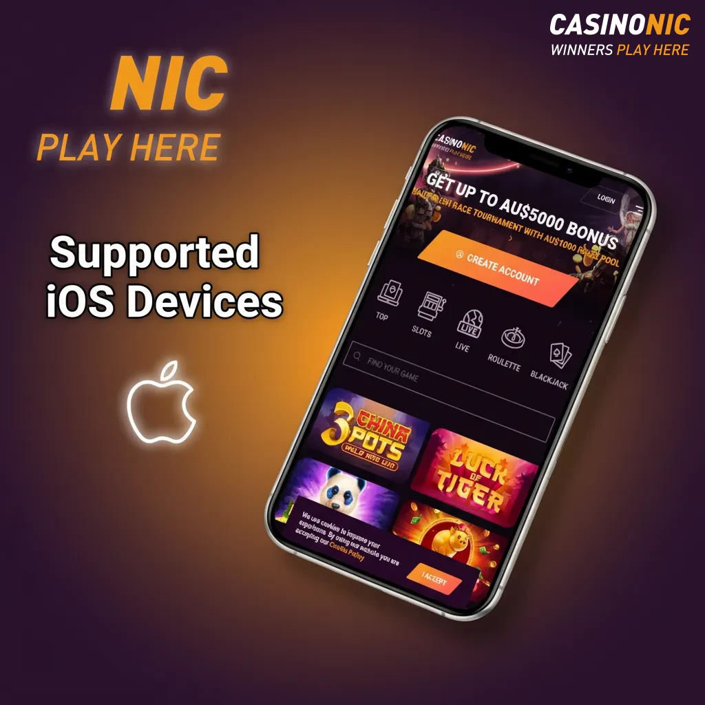 Supported iOS devices: iPhone 8–15 series, SE (2nd/3rd), iPad Air/mini/Pro, iPod touch (7th gen). Newer devices supported.