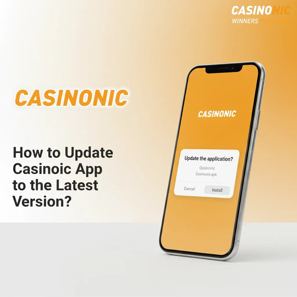 How to update the Casinonic app: Android in-app or APK; iOS PWA reload then Add to Home Screen. Data stays linked.