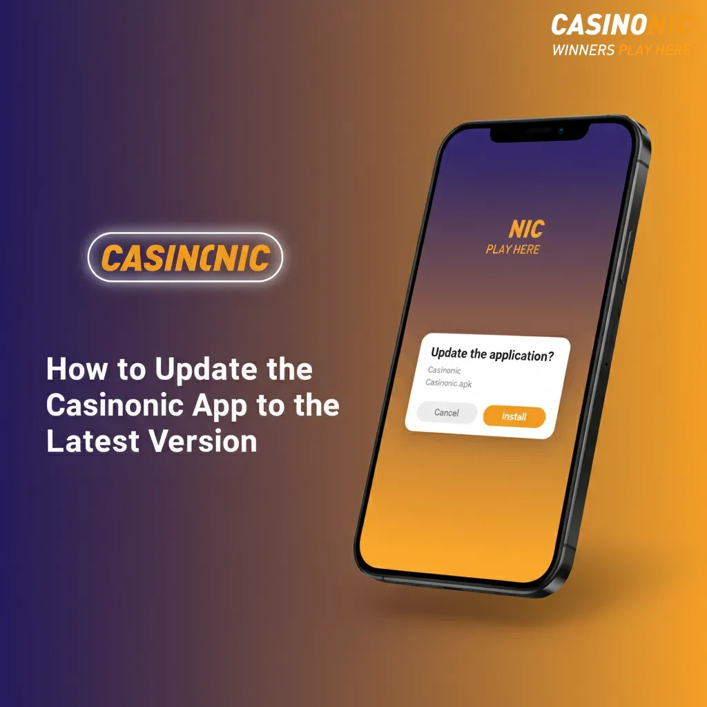 Casinonic PWA auto-updates on open; latest features and security fixes without extra downloads.