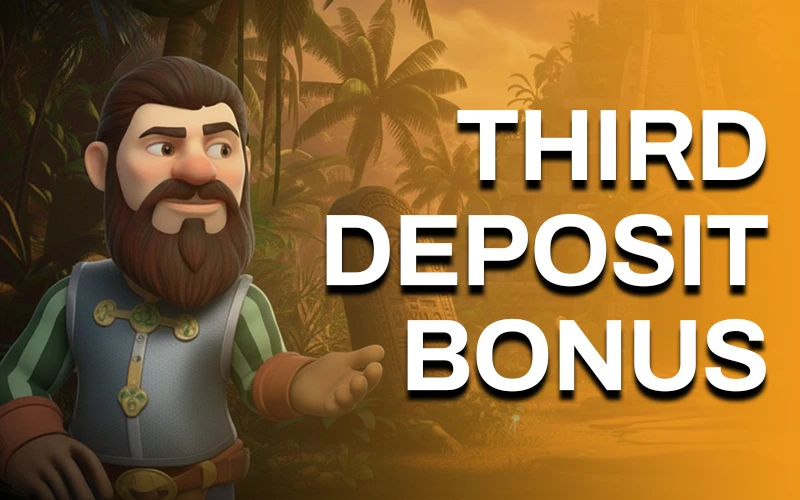Get a bonus on your third deposit at Casinonic.
