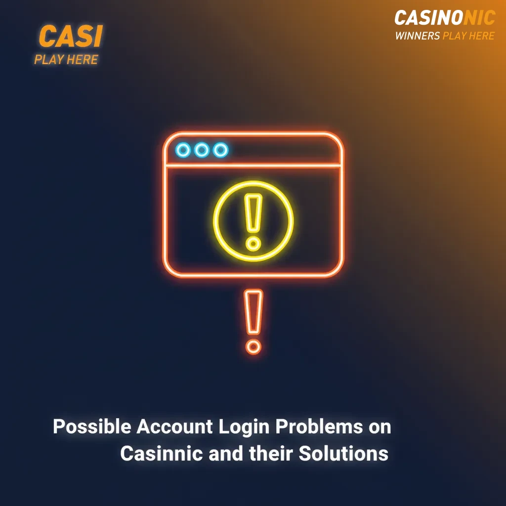 Infographic of Casinonic login issues and fixes: reset password, wait/unlock, finish KYC, resend 2FA, clear cache/cookies.